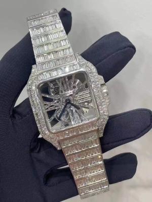 China Custom Moissanite Uhren Custom Eiswürfel Uhr chinesischer Eiswürfel Uhr Hersteller zu verkaufen