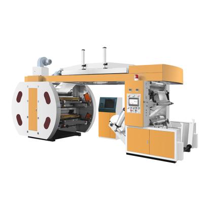 China Four Color Flexo Printing Machine Four Color Ci Central Drum Printing Flexographic Machine for sale