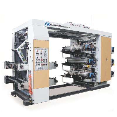 China Six color flexo printing machine paper bag making machine with Flexo printing, 6 color industrial bag flexographic printer for sale