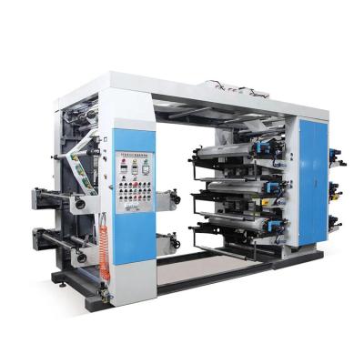 China Automatic Six Colors Flexo Printing Machine Paper Cup Flexographic Printers, Color Paper Bag Film Flexo Printing Machine for sale