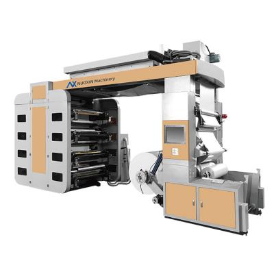 China Eight Color Gearless Paper Cup Flexo Printing Machine Automatic Paper Bag Printers 8 Colors Flexo Printing Machine for sale