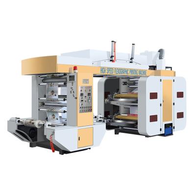 China Flexo Printing Machine 4 Coulor Printer, Coffe Core Paper Machine Four Color Flexo Printing Machines Bible Paper Carrier Bags Printing for sale