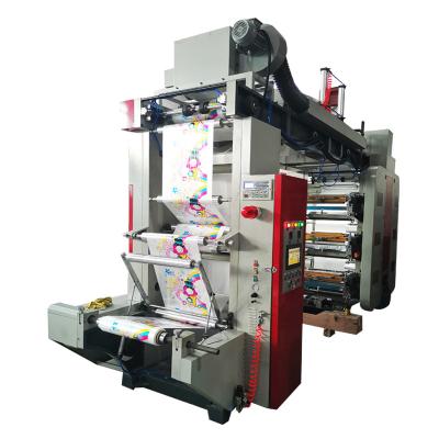 China Six types six colors flexo letterpress printing roll plastic printing machine color flexo printing machine bridge machine for sale