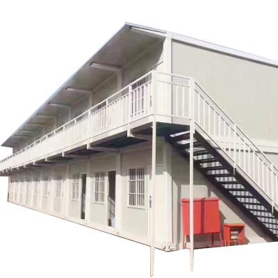 China Industrial Factory Cheap Modular Flat Pack Living Prefab Container House for sale