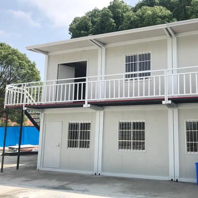 China Vietnam Industrial Steel Prefabricated House Container Living Two Storey Prefab House for sale