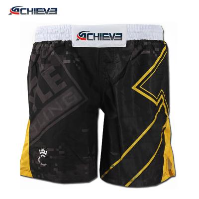 China Wholesale High Quality Color Customized 100% Polyester Logo Fighting Shorts Fighting Short Shorts for sale