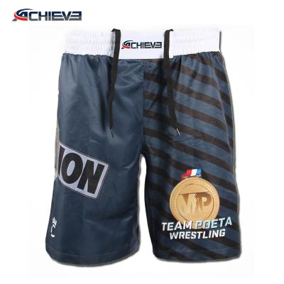 China 2022 New Wholesale Custom Sublimation Shorts Fight Shorts Breathable Quick Dry Muay Thai Shorts for sale