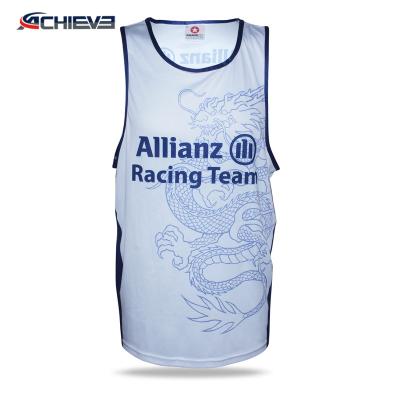 China Wholesale QUICK DRY sublimation printed breathable tank top for men for sale