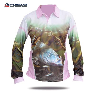 China Factory Unique Antibacterial Cheap Shirts Long Sleeve Fishing Shirts Free Design for sale