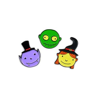 China German Halloween Small Craft Hat Dab Europe Fashion Button Lapel Foreign Enamel Pins for sale