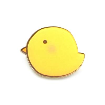 China Small Chicken Color Key Chain Security Charm Key Chain Safety Cheap Bulk Custom Yellow OEM Westar Acrylic Pin Glitter Nickel Free for sale