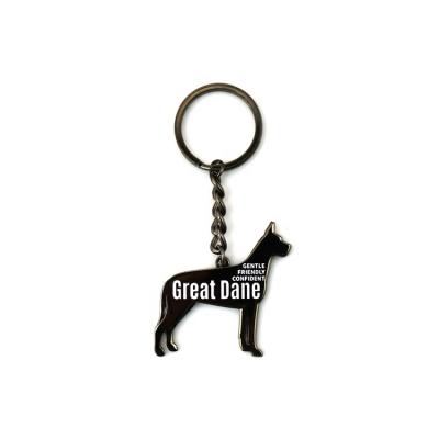 China Wholesale Custom Logo Pet Dog Metal Cheap Metal Keychains for sale