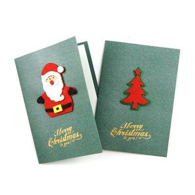 China Promotional Custom Merry Christmas Greeting Europe Westar Logo 3D Paper Bundle Cards for sale