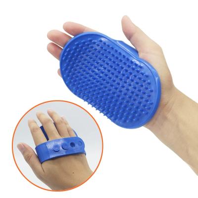 China Sustainable Pet Bathing Massage Brush Rubber Pet Set With Bath Blast For Pet Bath Message Brush for sale