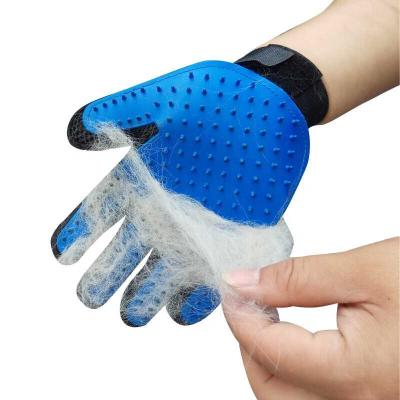 China Eco-Friendly Stocked DOKA Dog Cat Hair Remover Grooming Glove For Animal Shedding Glove for sale