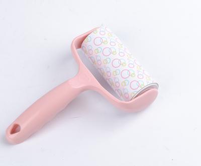 China Viable Sticky Tape Fiber Pet Hair Remover Roller Brush for Clothes, Carpets, Car Seats, Dust, Dogs, Cats Fiber Pet Hair Roller for sale