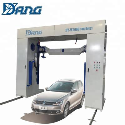 China Steel automatic touchless car wash machine with shampoo and wax for sale