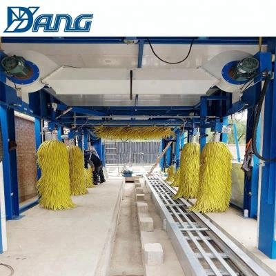 China Foam/wax/drying tunnel type automatic tepo-automatic car wash for garage workshop for sale