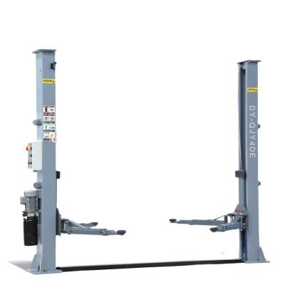 China factory supply electric release lock CE clear floor two post car lifts 4000kg for sale