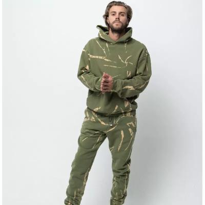 China QUICK DRY Newly Arrived Unisex Streetwear Slim Men Slim Fit Tracksuit Heavyweight DTG Printing Sweatshirt Tracksuit Sets For Men for sale