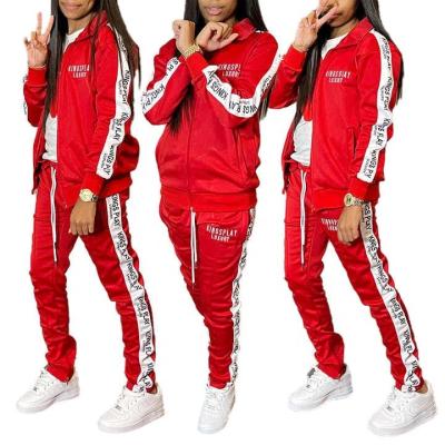 China High Quality Custom Unisex Designer QUICK DRY Tracksuits With Side Strips Tracksuit Private Label Tracksuit Sets for sale