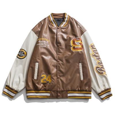 China Waterproof Nice Quality Custom Printed Embroidered Custom Jacket Men's School Uniform Baseball Jacket for sale