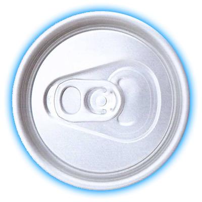 China Spill No. 200 Three Piece Can Lid Round Shape For Beverage Can Aluminum Easy Open End For Drink Packaging for sale