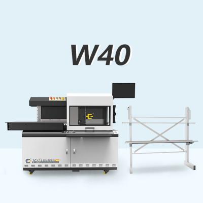 China W40 Edge Channel Letter Bending Machine für Quadratbuchstaben Werbezeichen zu verkaufen