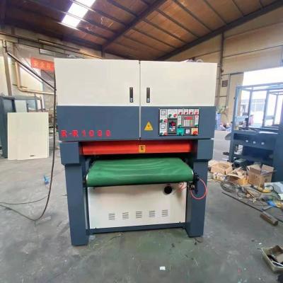 China 1000mm Metal Stainless Sheet Wide Belt Sanding Polishing Deburring Machine for sale