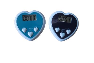 China New Chinese Style Heart Shape Cute Home Timer Positive New Kitchen and Bedroom Countdown Timer for sale