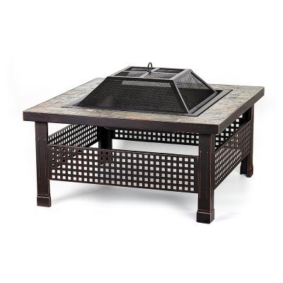 China Outdoor Backyard Heavy Metal Steel Wood Patio Outdoor Garden Fire Heating Burning Pits for sale