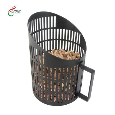 China Household Factory Price Iron Dig Metal Ash Pails Fireside Metal Buckets for sale