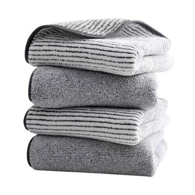 China Sustainable Bathroom Towels Thickened Bathroom And Kitchen Shower Towels Microfiber Ultra Soft Absorbent Towels for sale