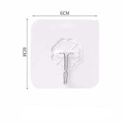 China Modern simplicity The wall hook behind the household kitchen bathroom door has no hole and trace. Strong Adhesive Hook Wall Mounted Hook for sale