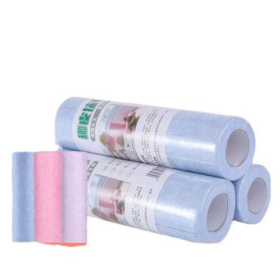 China Factory Direct Sales Nonwoven Shell Lazy Water Coconut Roll Cloth Kitchen Tableware Household Household Absorbent Cleaning Cloth for sale