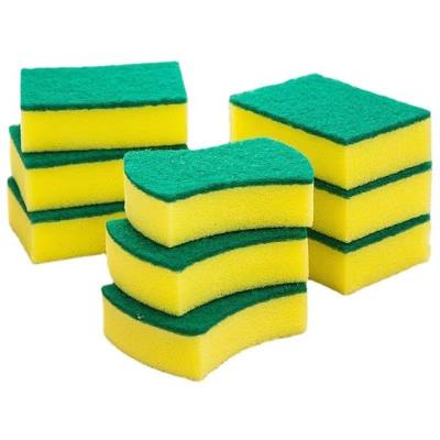 China Sustainable High Density Square Sponge Kitchen Sponge Household Sponge Household Tableware Cleaning Cloth for sale