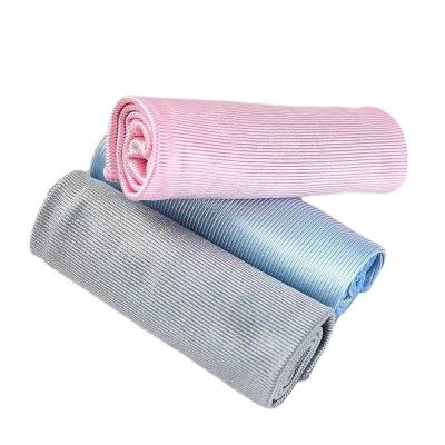 China Wholesale Customized Strong Window Cleaning Magic Windshield Cleaning Cloth 280gsm Capacity Glass Cleaning Super Absorbent Microfiber Cloth for sale