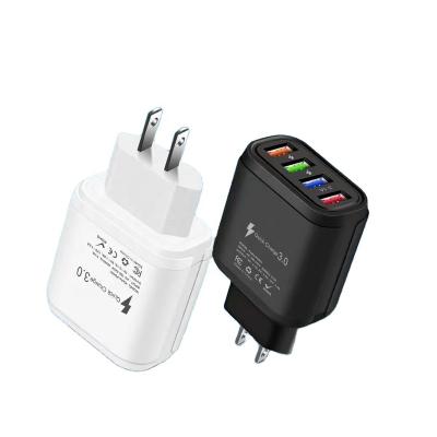 China Factory Supply High Quality Durable 4USB Mobile Phone Charger Fast Charging Head for sale