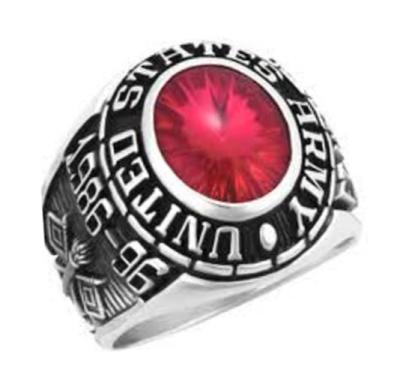 China High Quality Non-Corrosive Mens Ring Jewelry Custom US ARMY Military Rings Unique Military Rings for sale