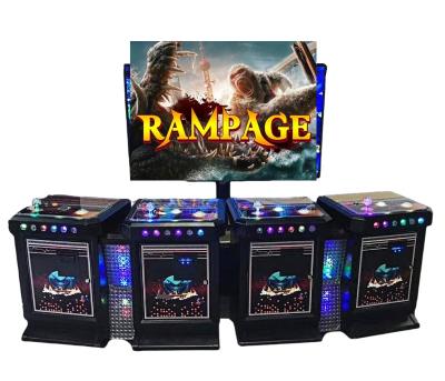 China Treasures Metal Arcade 2 Player Machine 8 Adult Players Plus King 4 Games Hook Amusement Ocean Fish for sale