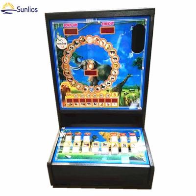 China Africa Table Top Wooden Slot Machine Popular Minia Casino Coin Operated Gambling Slot Machines for sale