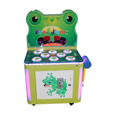 China Factory Wholesale Wooden Frog Redemption Game Coin Operated Hit Machine for sale