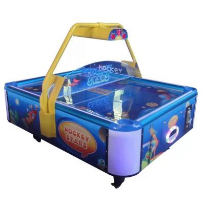 China Equipment Coin Operated 2 Players Lottery Ticket Video Game Machines Kids Air Mini Hockey for sale