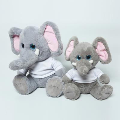 China Fasion & Wholesale Custom Gray Cute Elephant Plush Doll With Your Logo Plush Stuffed Animal Plush Elephant Toys for sale