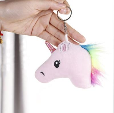 China Fasion & Wholesale Custom Cute Kids Cute Stuffed Unicorn Plush Toy Unicorn Key Chain Hanging Toys for sale