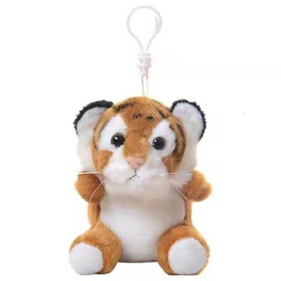 China 15cm Hot Selling Cute Tiger Plush Key Chain Decoration / Bag Accessory Stuffed Key Chain for sale