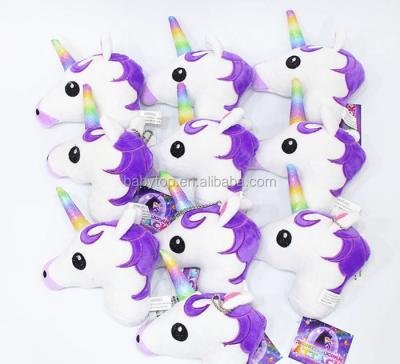 China Hot Selling Unicorn Decoration Unicorn Plush Toy Keychain Bag Decoration for sale