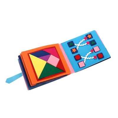 China Boys Eco-friendly Material Infant Girls Soft Books Toys Early Development Interactive Felt Cloth Book Felt Quiet Book for sale