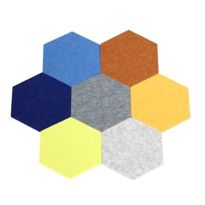 China Highly Efficient Sound Absorption Standard Soundproof Colorful Acoustic Felt Tile Pet Felt 9mm Felt Acoustic Sound Insulation Insulation Board for sale