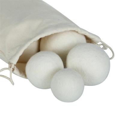 China Handmade Reusable Eco-Friendly Wool Felt Balls Felt Laundry Dryer Ball Wool Felt Dryer Ball for sale